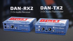 Radial Engineering Audio-Interfaces DiNET DAN-TX2 und DAN-RX2