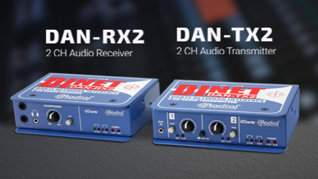 Radial Engineering DiNET DAN-TX2 und DAN-RX2