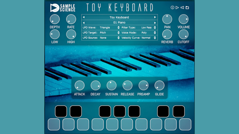 Samplescience Toy Keyboard V2